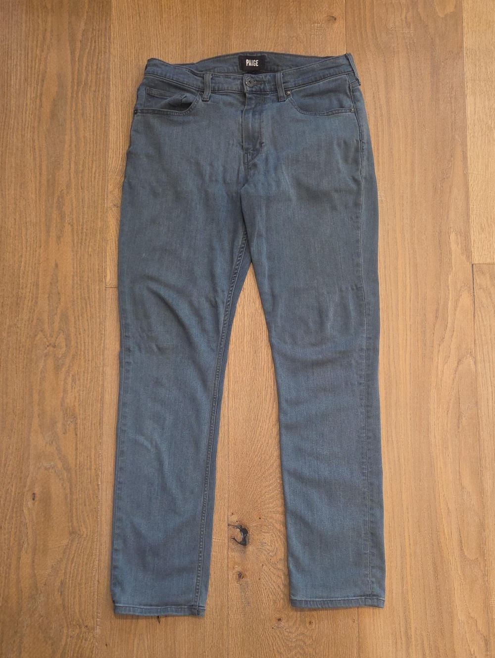 PAIGE Slim Men's Jeans in Slate Gray-Blue